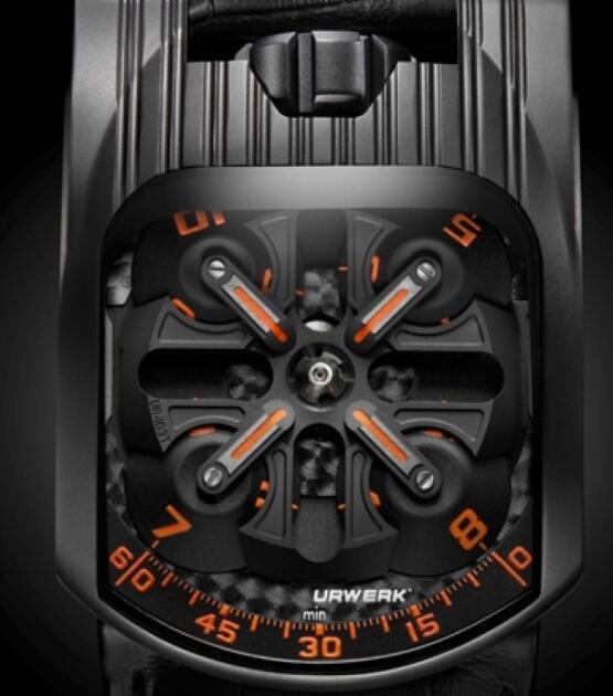 Urwerk Watch Replica 103 collection UR-103T Mexicah Fireleg